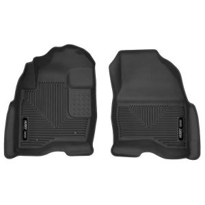 HUSKY LINERS #53331 Ford X-Act Contour Floor Liners Front Black