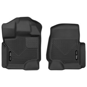 HUSKY LINERS #53361 Ford X-Act Contour Floor Liners Front Black