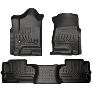 HUSKY LINERS #98241 15-   GM 2500HD Dbl Cab Floor Liners Black