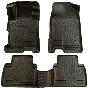 HUSKY LINERS #98441 12-13 Honda Civic Front/ 2nd Floor Liners Black