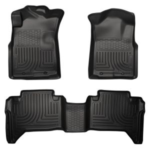 HUSKY LINERS #98951 05-15 Tacoma Front/2nd Floor Liners black