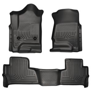 HUSKY LINERS #99201 15-   Tahoe Floor Liners Black