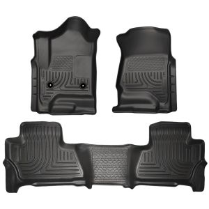 HUSKY LINERS #99211 15-   Suburban Floor Liners Black
