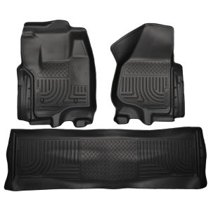 HUSKY LINERS #99711 Front & 2nd Seat Floor Liners Black