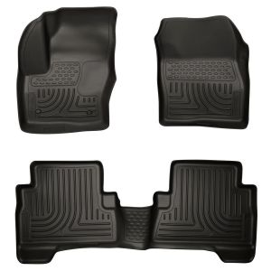 HUSKY LINERS #99741 13- Ford C-Max Front/ 2nd Floor Liners Black