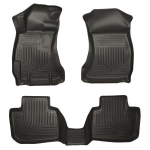 HUSKY LINERS #99801 12- Subaru Impreza Front /2nd Floor Liners Black
