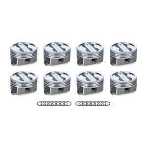 ICON PISTONS #IC10011.030 SBC Dish FHR Piston Set 4.030 Bore -18cc