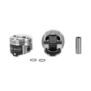 ICON PISTONS #IC687.040 BBM Dome Piston Set 4.290 Bore +4.5cc