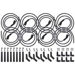 ICT BILLET #551083 Universal Spark Plug Wir e Set Remote Coil