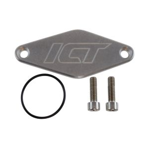 ICT BILLET #551152 Fuel Pump Block Off Plat e Direct Injection Delet