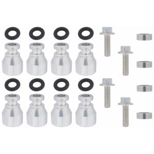 ICT BILLET #551287-LS-036 Fuel Injector Spacer Set of 8 Truck Intake Manif