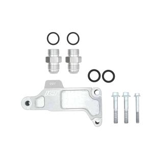 ICT BILLET #551350-FS01 Remote Oil Filter Adapter