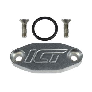 ICT BILLET #551621 Oil Port Adapter Cooler Delete Block Off Plate