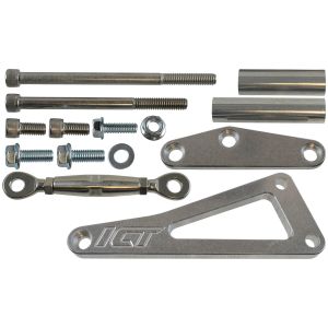 ICT BILLET #551663 BBC Alternator Bracket uses Long Water Pump