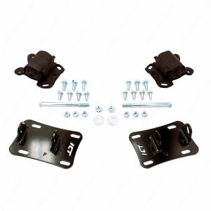 ICT BILLET #EM-LT-2S10 GM S10 LS Swap Engine Mount Kit 82-05 L83 LT1