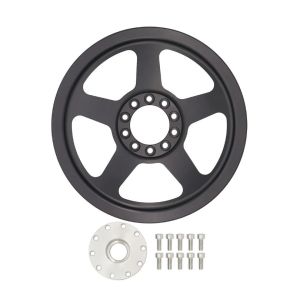 ICT BILLET #PUL200-RB6-PS60 LS Power Steering Pump Pulley and Hub Camaro