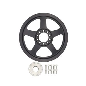 ICT BILLET #PUL300-RB6-PS60 LS Power Steering Pump Pulley and Hub Truck