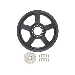 ICT BILLET #PUL301-RB6-PS60 LS Power Steering Pump Pulley and Hub Camaro