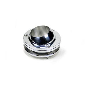 IDIDIT #2401550040 2in Polished Swivel Ball Floor Mount Chrome Colum