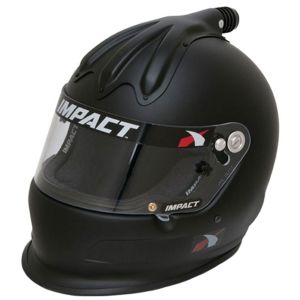 IMPACT RACING #17020412 Helmet Super Charger Medium Flat Black SA2020