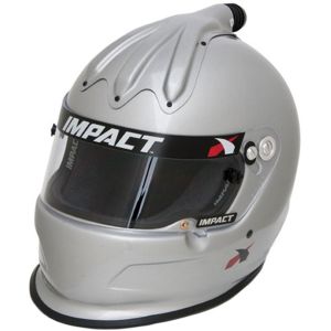 IMPACT RACING #17020508 Helmet Super Charger Large Silver SA2020