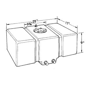 JAZ #250-016-01 16-Gallon Drag Race Cell