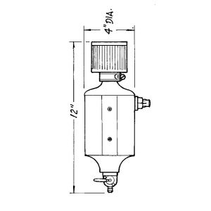 JAZ #605-025-01 Black Breather Tank AN-6