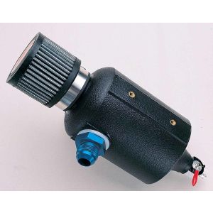 JAZ #605-225-01 Black Breather Tank w/-12an Fitting