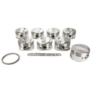 JE PISTONS #173586 SBC Domed Piston Set 4.155 Bore +3cc