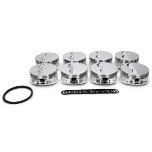 JE PISTONS #194340 SBC Flat Top Piston Set