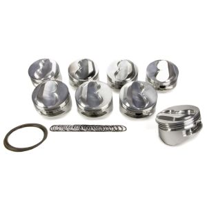 JE PISTONS #207513 SBC Domed Piston Set 4.185 Bore +10.9cc