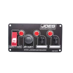 JOES RACING PRODUCTS #46125 Switch Panel Ing/Start w/2 Acc Switches