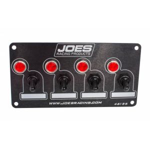 JOES RACING PRODUCTS #46135 Accessory Switch Panel w /4 Switches and Lights