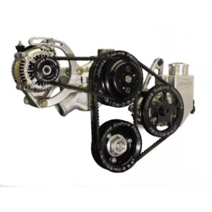 JONES RACING PRODUCTS #3441-AR-CE Drive Kit V-Belt SBC Crate w/WP & P/S