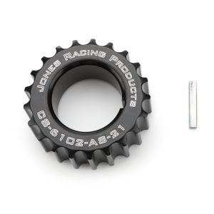 JONES RACING PRODUCTS #CS-6102-AS-21 HTD CRANKSHAFT PULLEY 21 TOOTH 1-1/8 ID 1/8IN KEY
