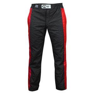 K1 RACEGEAR #22-SPT-NR-2XL Pant Sportsman Black / Red XX-Large