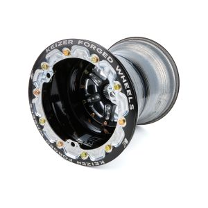 KEIZER ALUMINUM WHEELS, INC. #10126SPFBLBT Wheel 1.75spl 10in x 12in 6in BS Bdlk Black