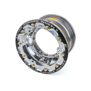 KEIZER ALUMINUM WHEELS, INC. #1073FBLBC Wheel 4-Pin 10x7 3in BS w/BDLK Brake Bell