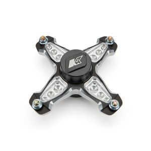 KEIZER ALUMINUM WHEELS, INC. #10P4 Front Hub Blk Anod 4 Pin Micro w/Bearing Right