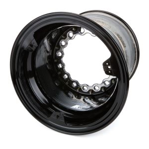 KEIZER ALUMINUM WHEELS, INC. #W15145PRB 15x14 5in BS Wide 5 Blk Modular Pro Ring