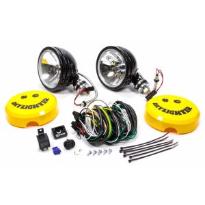 KC HILITES #238 6in Black Daylighter Kit 100W