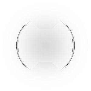 KC HILITES #5207 SlimLite 8in LED Light Cover Clear