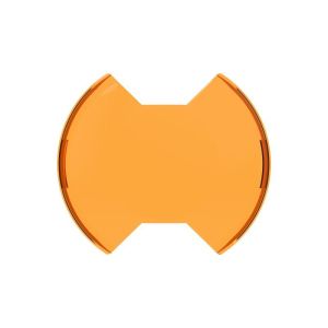 KC HILITES #5208 SlimLite 8in LED Light Cover Amber