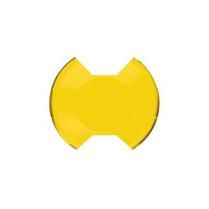 KC HILITES #5210 SlimLite 8in LED Light Shield SAE Yellow