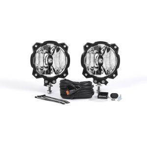 KC HILITES #91305 Pro6 Gravity LED Light Wide Beam Pair
