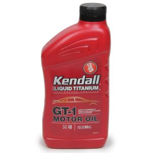 KENDALL OIL #KEND40W Kendall 40w Gt-1 Hi Perf Oil 1qt