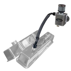 KEVKO OIL PANS & COMPONENTS #K9085-CRATE Remote Breather Kit w/ 1-3/8in Slip Ons