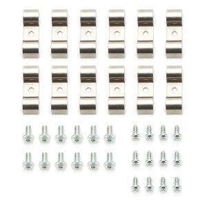 KEEP IT CLEAN #KICLC2500 1/2in Stainless Steel Double Line Clamps 12Pk