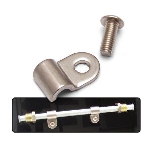 KEEP IT CLEAN #KICLC3375 3/8in Stainless Steel Single Line Clamps 12Pk