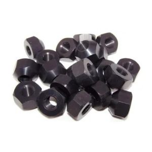 KLUHSMAN RACING PRODUCTS #KRC-8209 Lug Nut 20pk 1/2-20 Alum Sng Angle Black